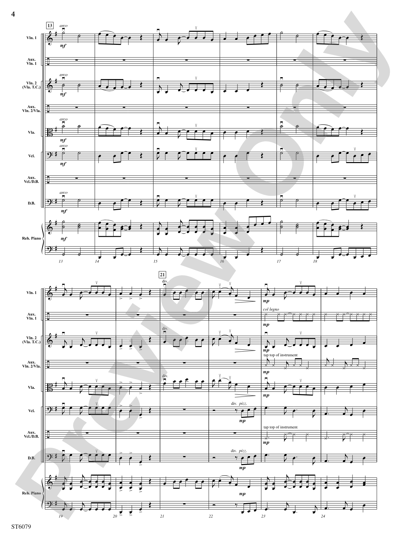 Cruising the Caribbean: String Orchestra Conductor Score & Parts