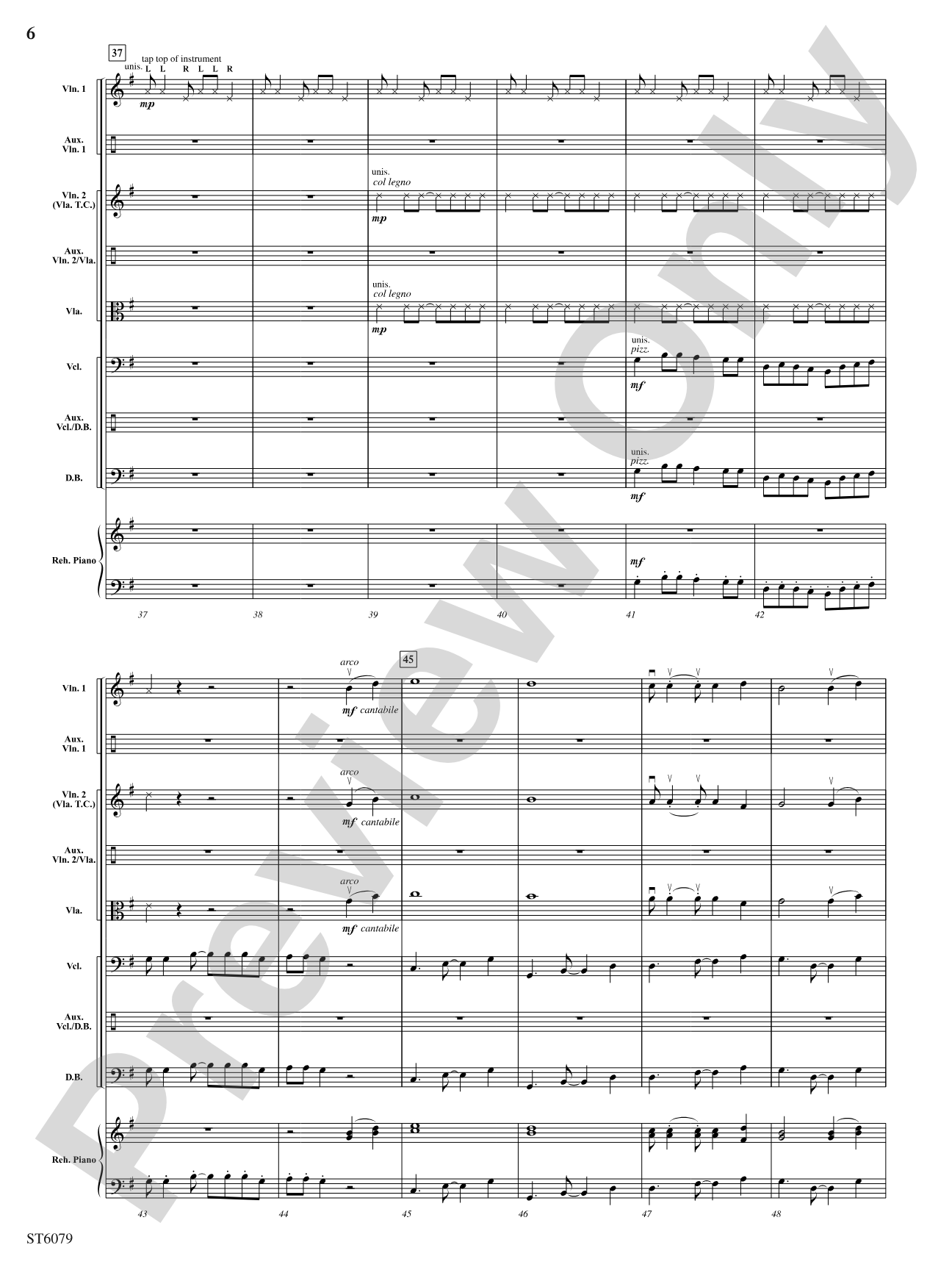 Cruising the Caribbean: String Orchestra Conductor Score & Parts