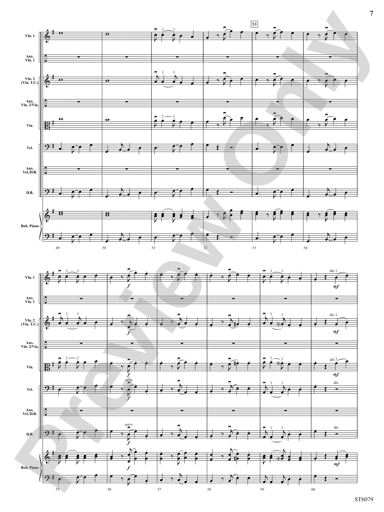 Cruising the Caribbean: String Orchestra Conductor Score & Parts
