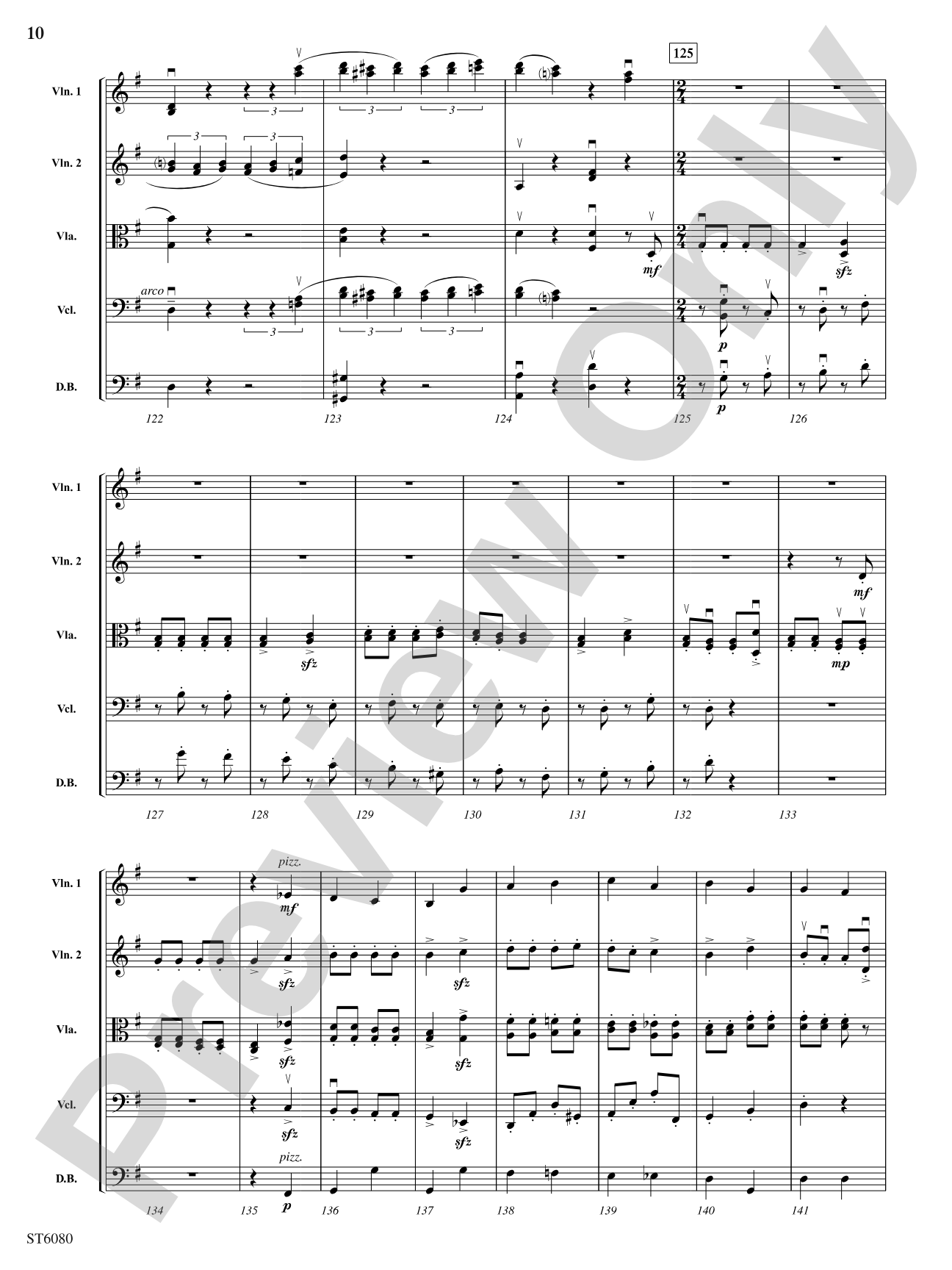 Academic Festival Overture, Opus 80: String Orchestra Conductor Score & Parts