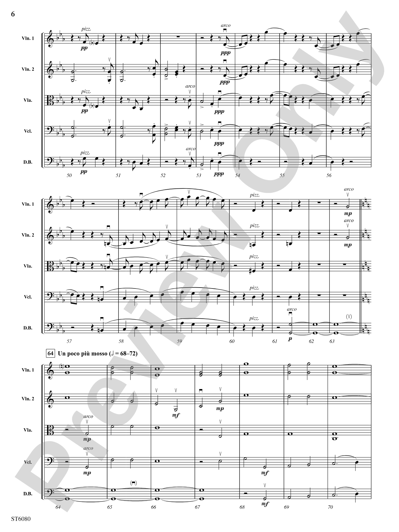Academic Festival Overture, Opus 80: String Orchestra Conductor Score & Parts