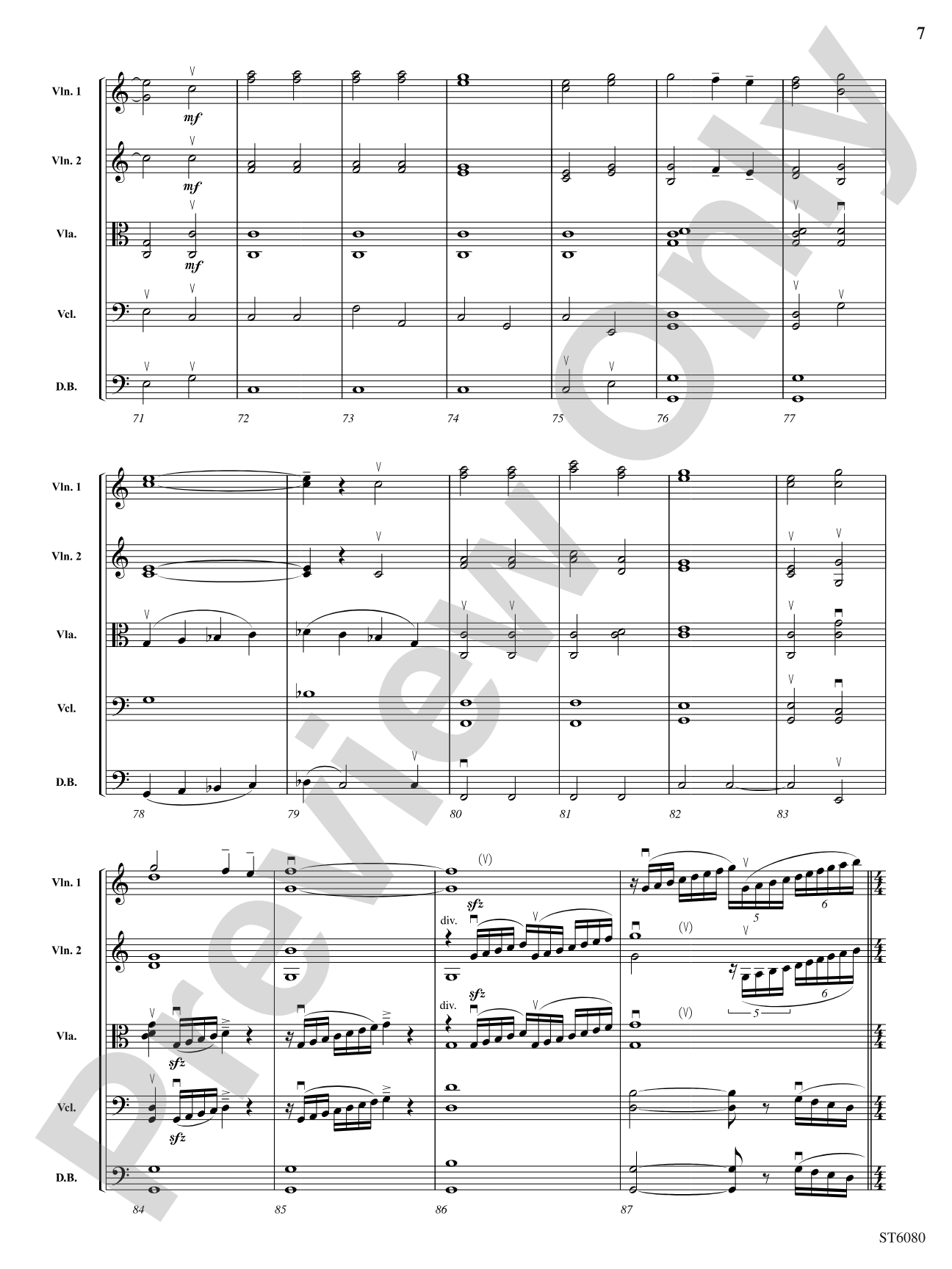 Academic Festival Overture, Opus 80: String Orchestra Conductor Score & Parts