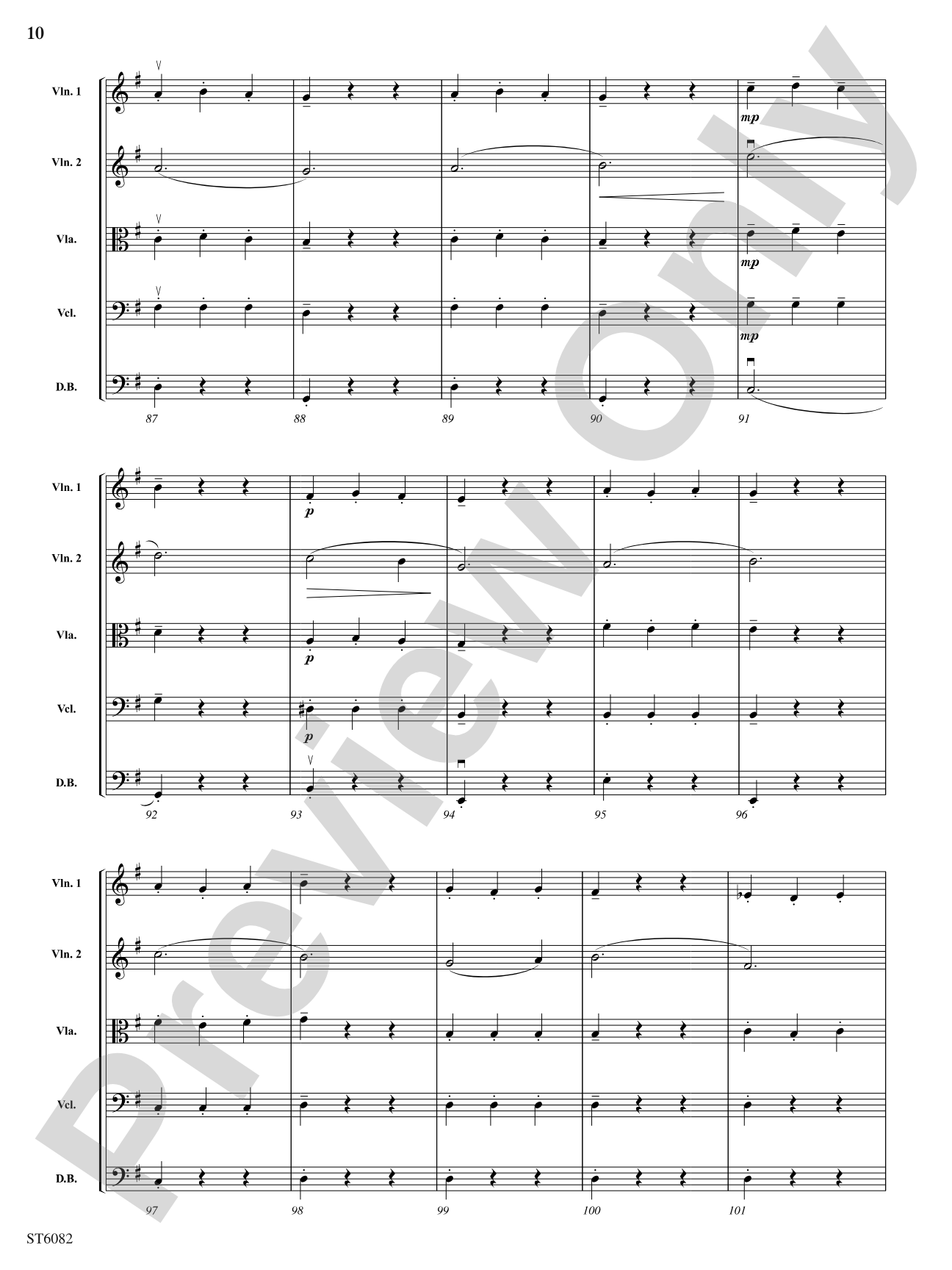 Slavonic Dance, Opus 46, No. 8: String Orchestra Conductor Score & Parts