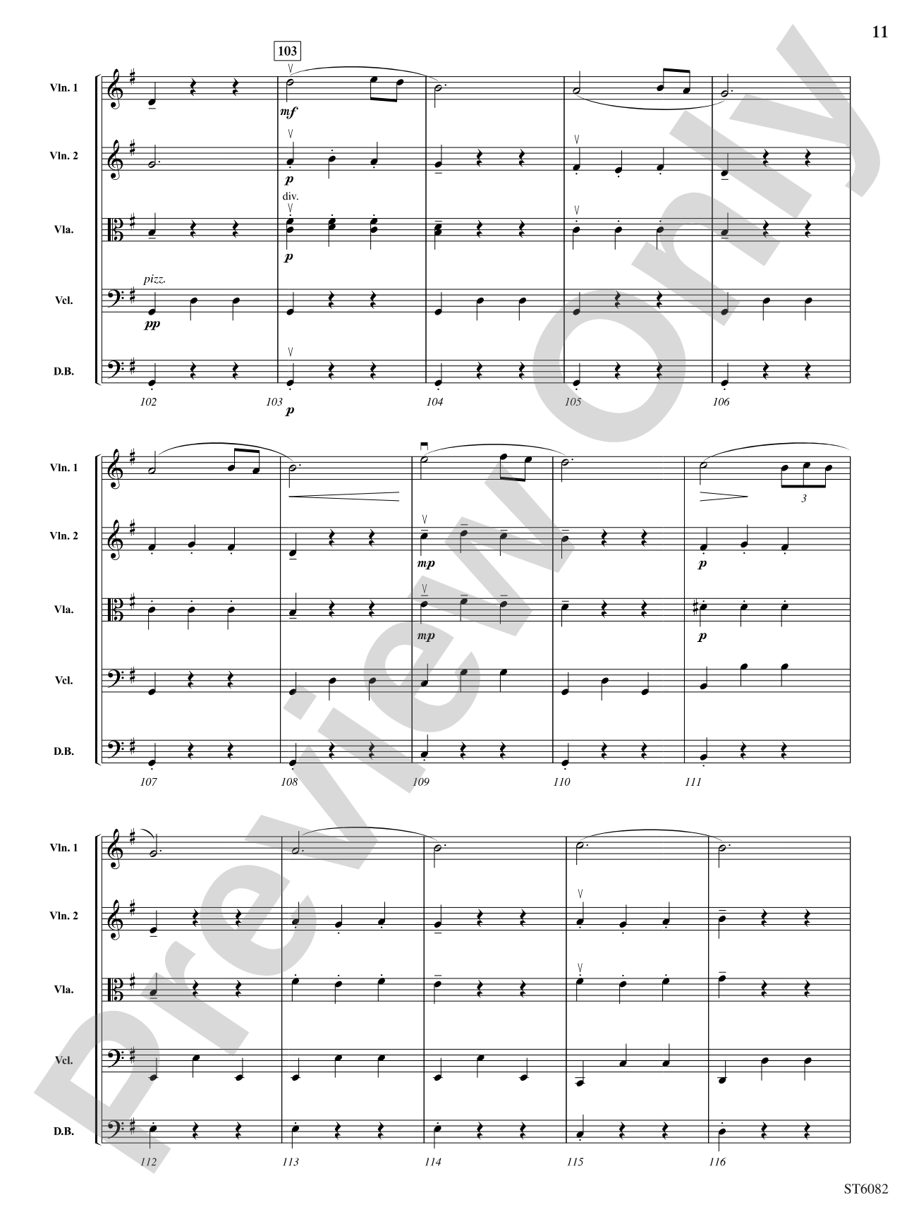 Slavonic Dance, Opus 46, No. 8: String Orchestra Conductor Score & Parts