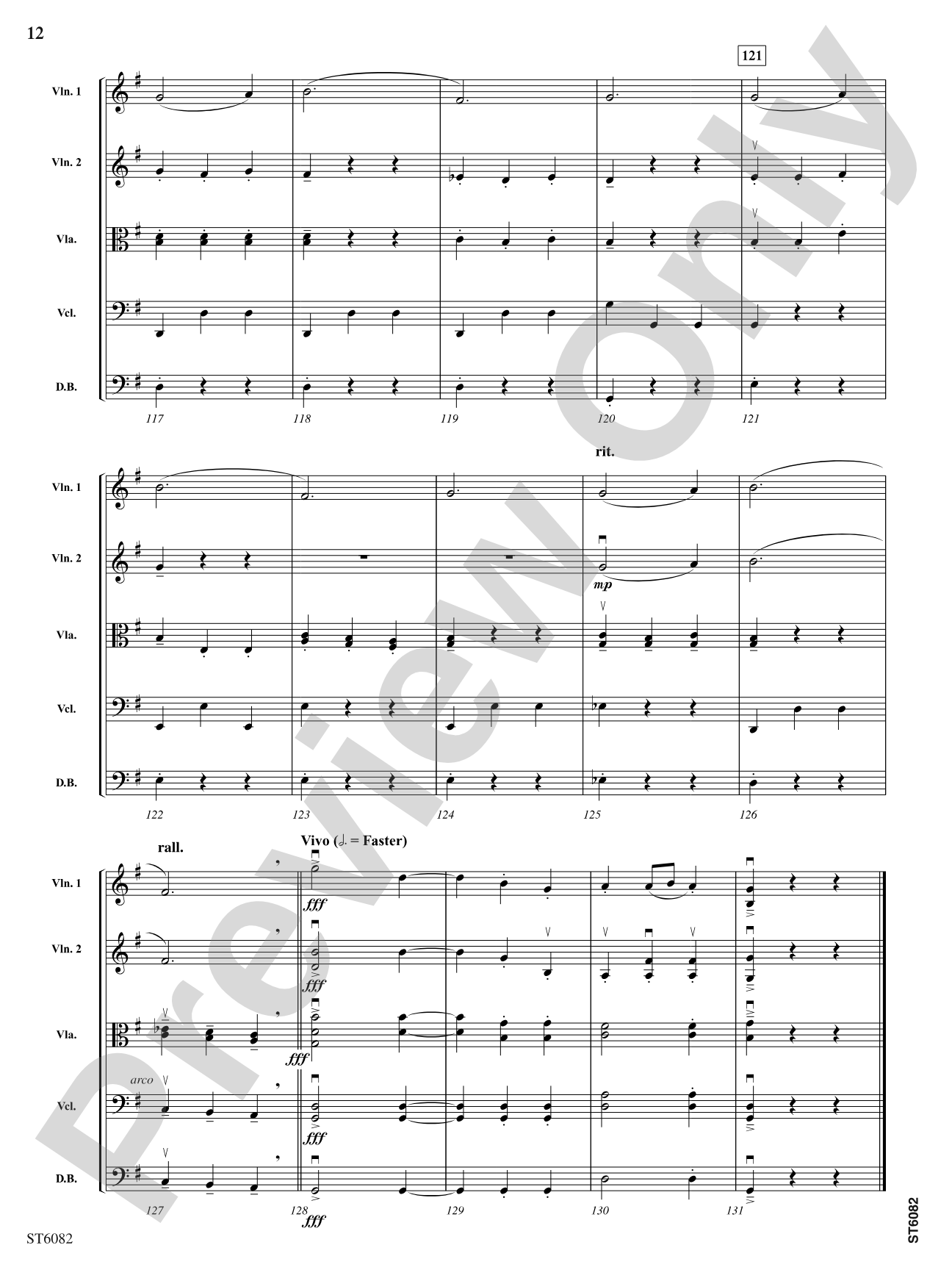 Slavonic Dance, Opus 46, No. 8: String Orchestra Conductor Score & Parts