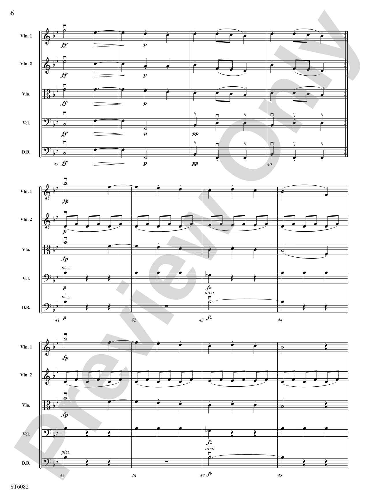 Slavonic Dance, Opus 46, No. 8: String Orchestra Conductor Score & Parts