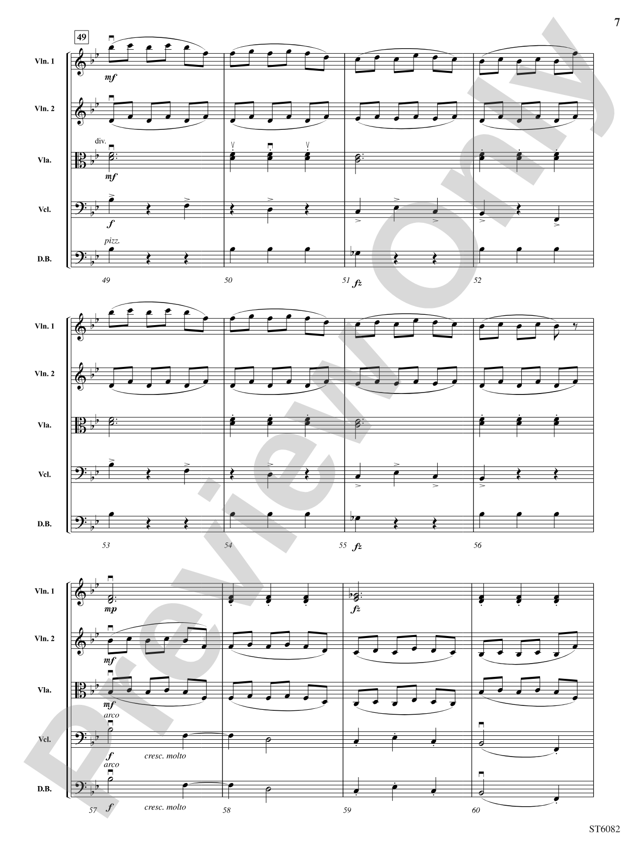 Slavonic Dance, Opus 46, No. 8: String Orchestra Conductor Score & Parts