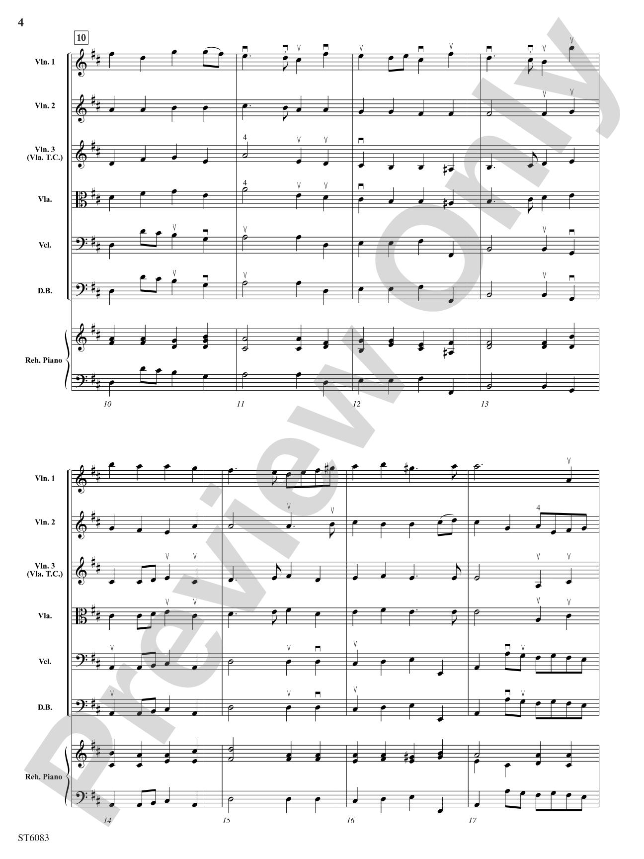 Prelude to Te Deum: String Orchestra Conductor Score & Parts