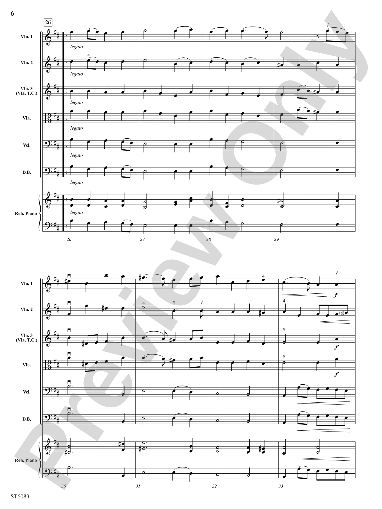 Prelude to Te Deum: String Orchestra Conductor Score & Parts