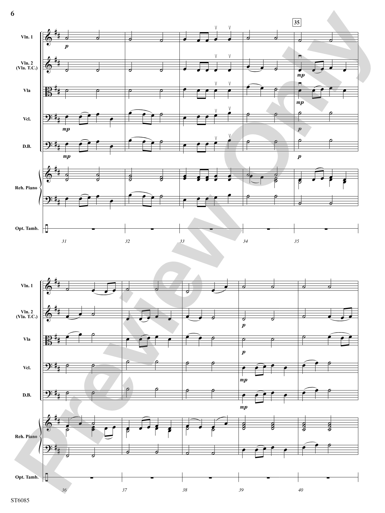 Courtly Dance and Procession: String Orchestra Conductor Score & Parts