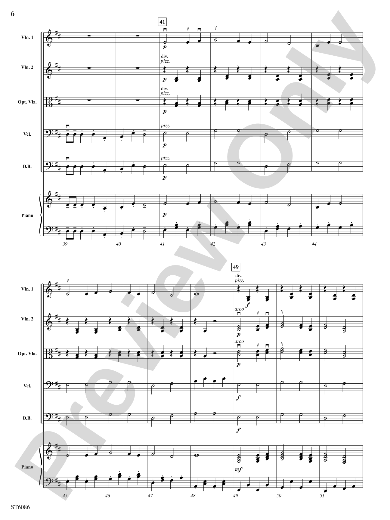 Appalachian Hymn: String Orchestra Conductor Score & Parts