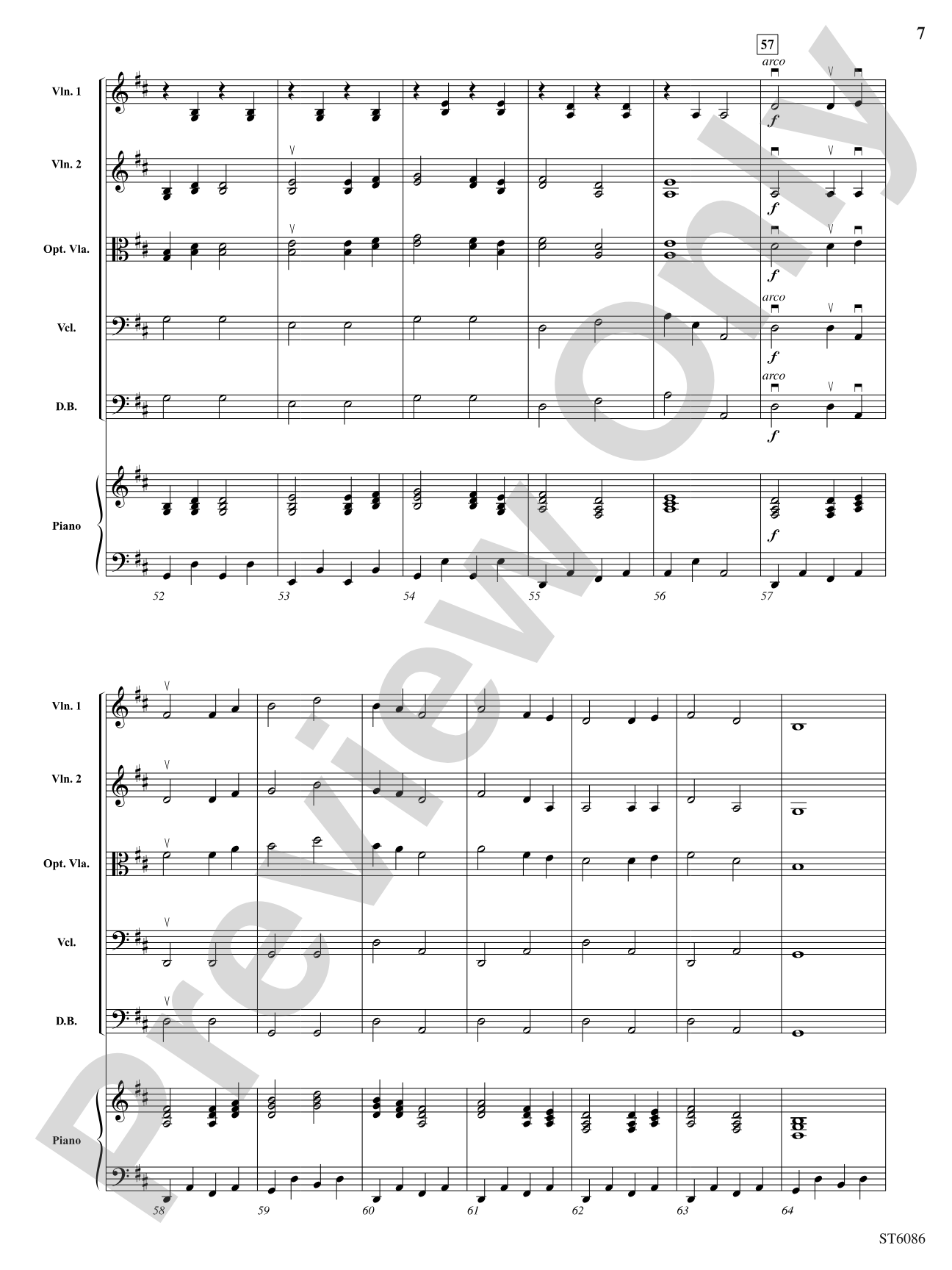 Appalachian Hymn: String Orchestra Conductor Score & Parts