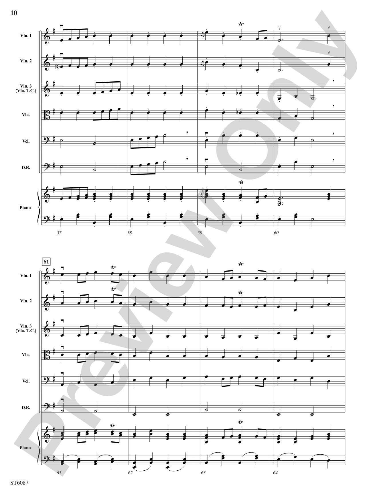 A Gypsy Tale: String Orchestra Conductor Score & Parts