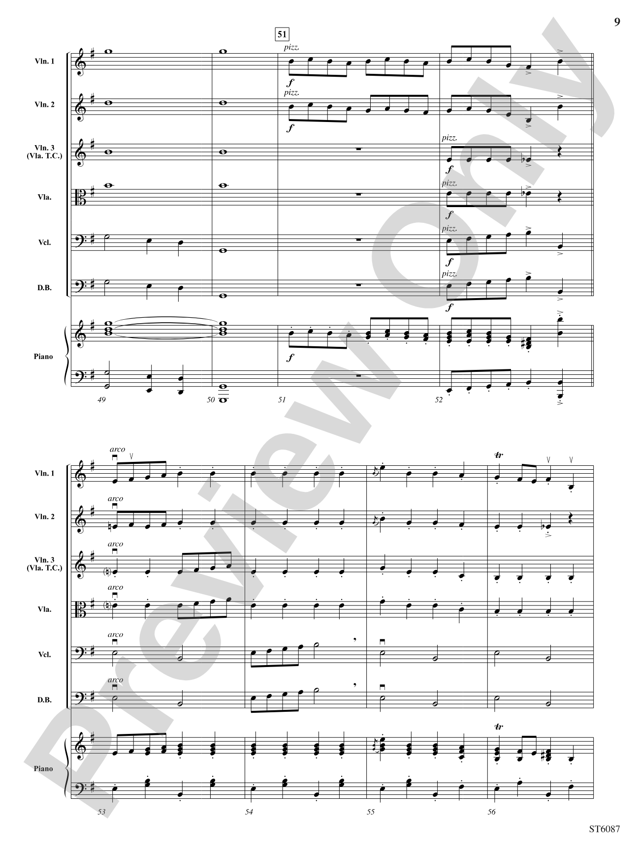 A Gypsy Tale: String Orchestra Conductor Score & Parts