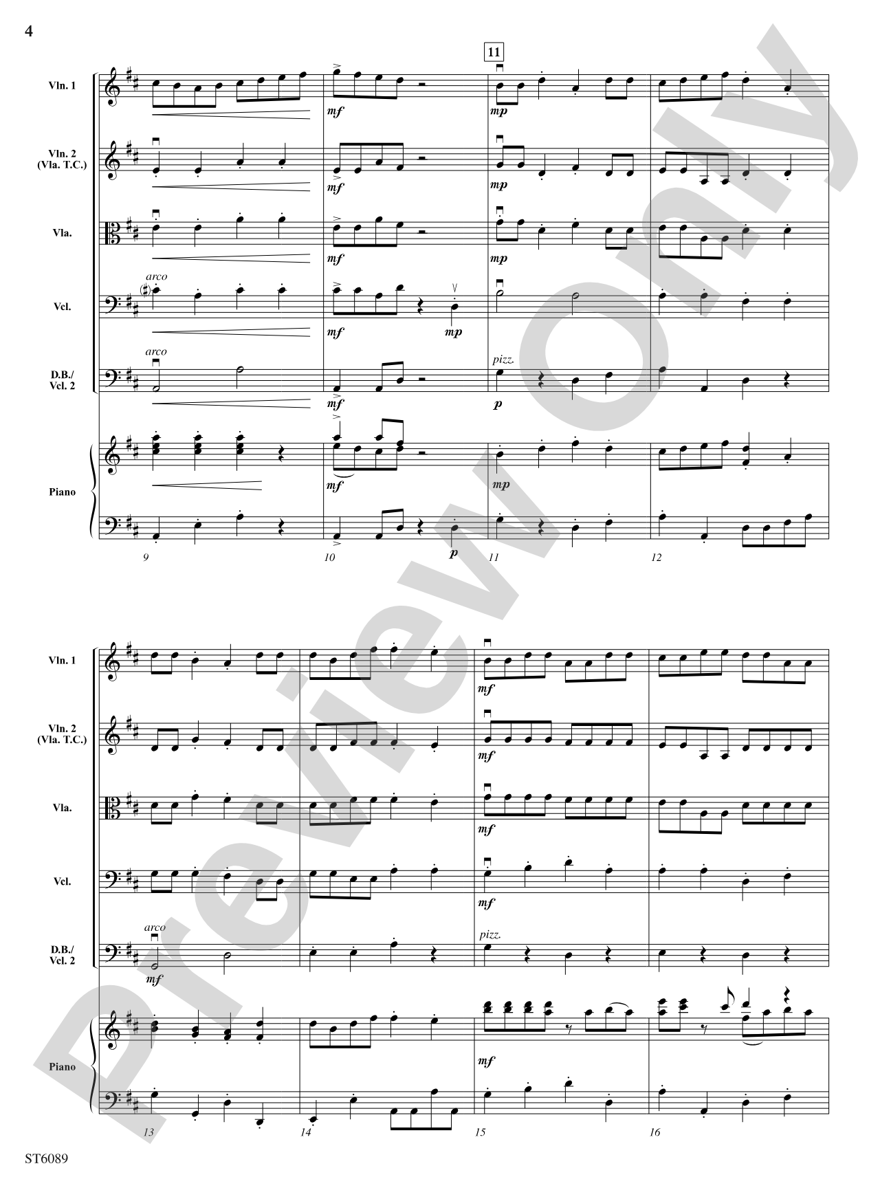 Dancing Peppers: String Orchestra Conductor Score & Parts