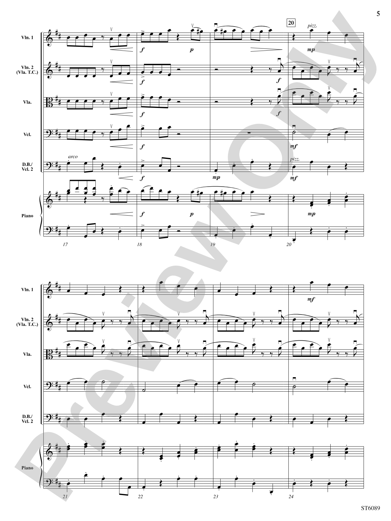 Dancing Peppers: String Orchestra Conductor Score & Parts