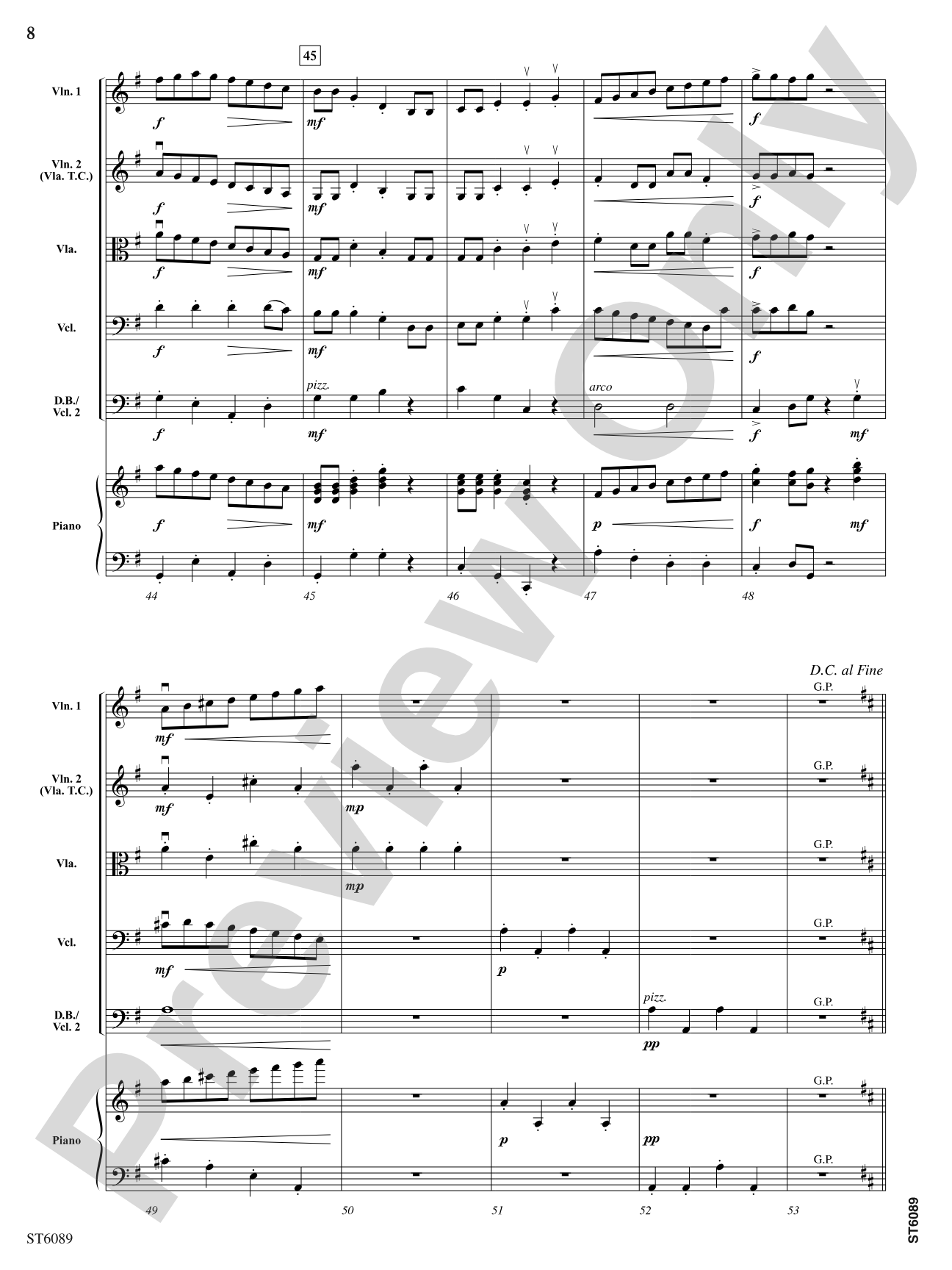 Dancing Peppers: String Orchestra Conductor Score & Parts
