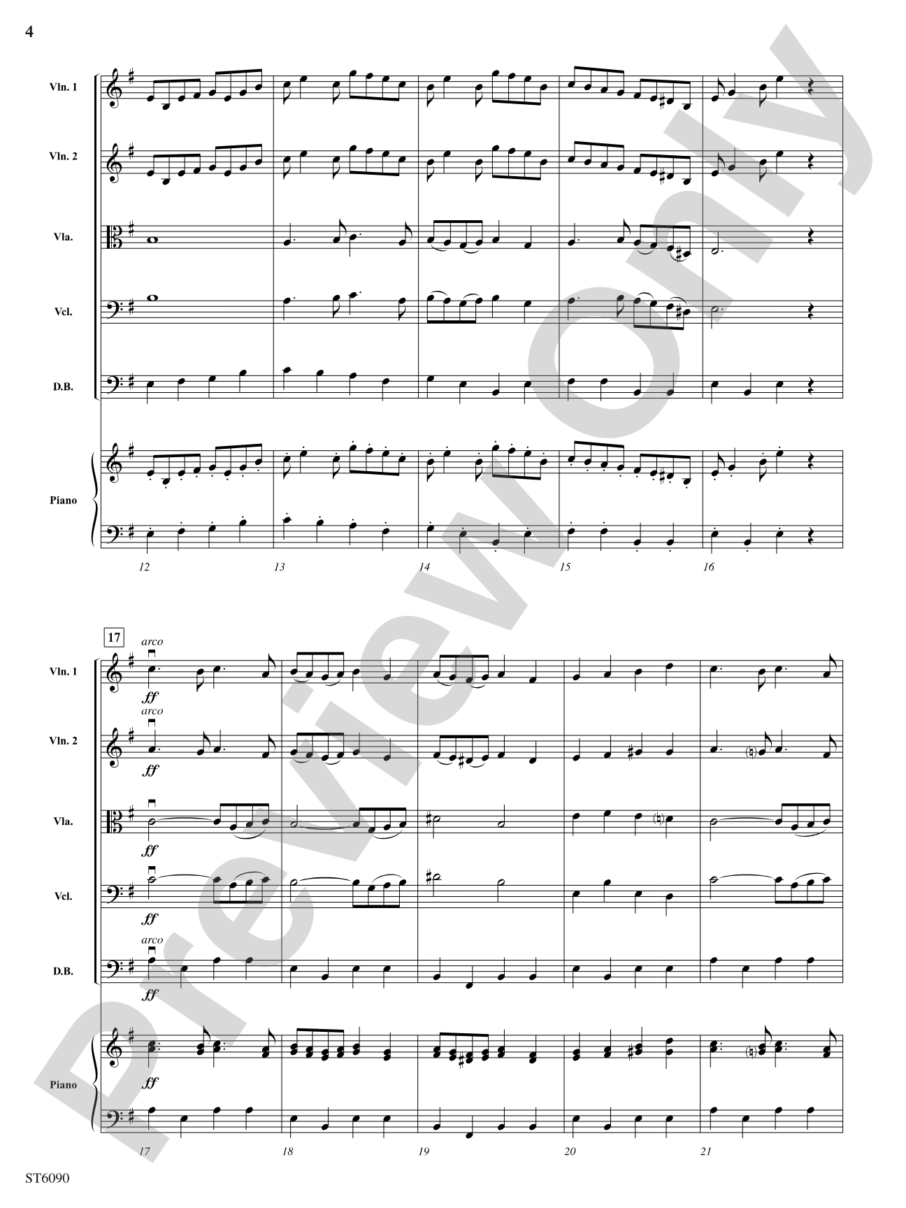 Bavarian Rhapsody: String Orchestra Conductor Score & Parts