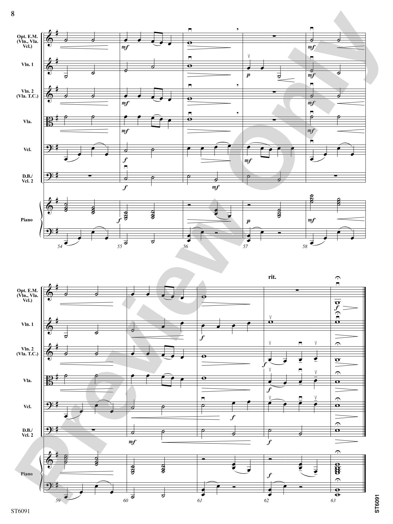 Kings of Stone: String Orchestra Conductor Score & Parts
