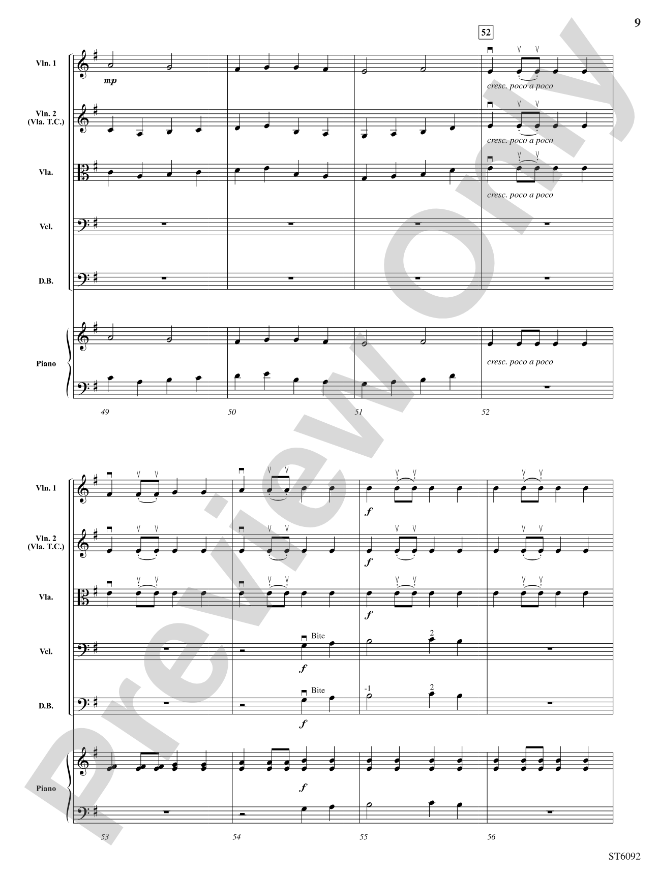 A Christmas Symphony: String Orchestra Conductor Score & Parts