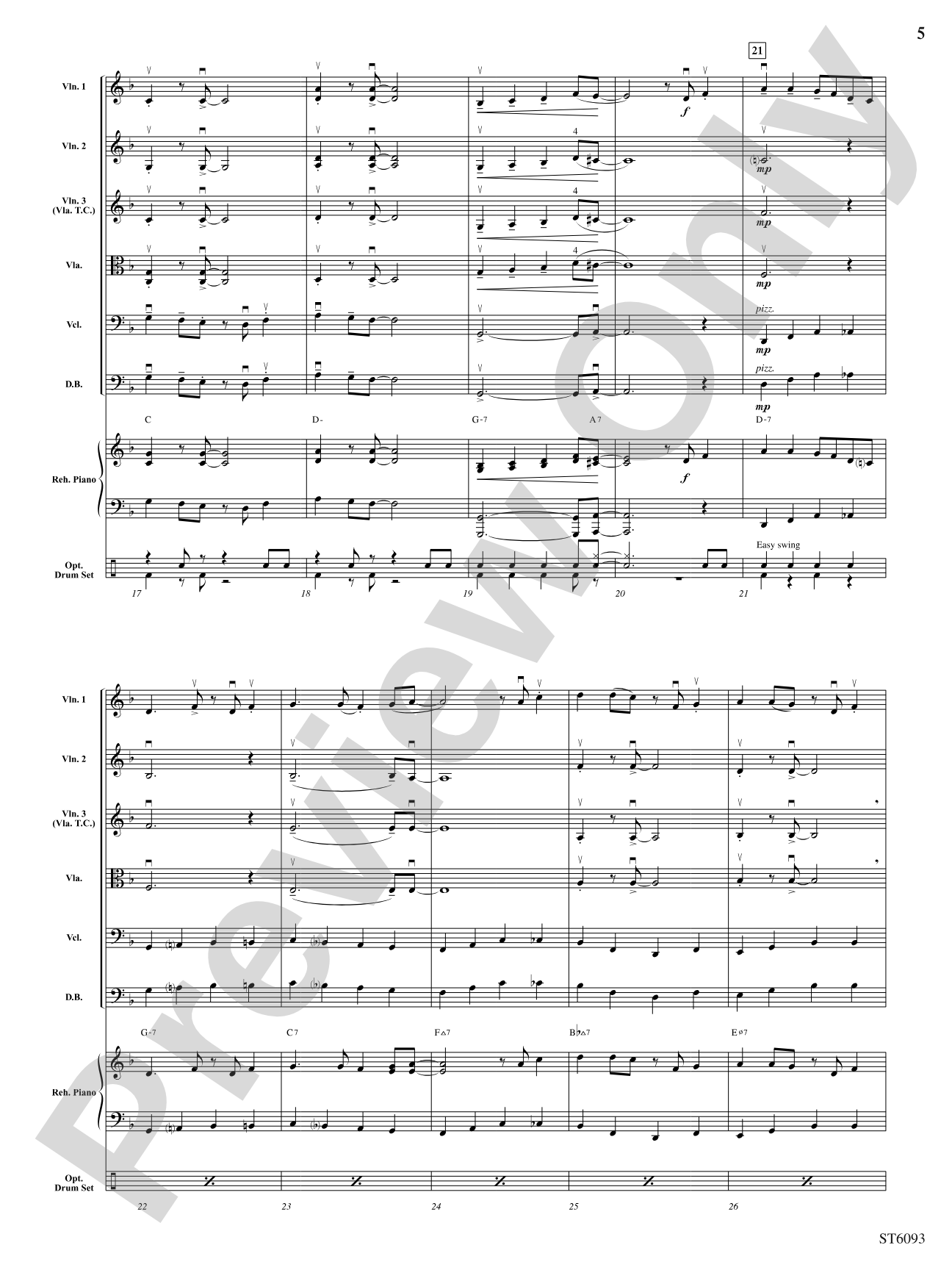 Swing There, Done That: String Orchestra Conductor Score & Parts