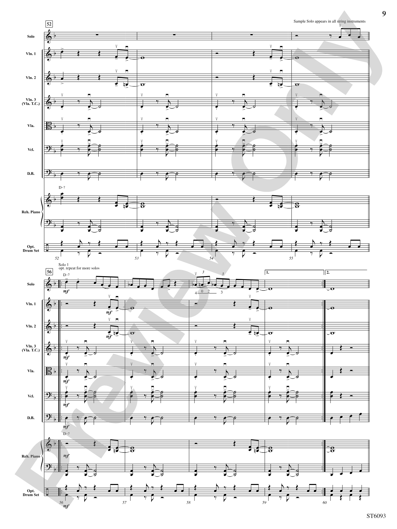 Swing There, Done That: String Orchestra Conductor Score & Parts