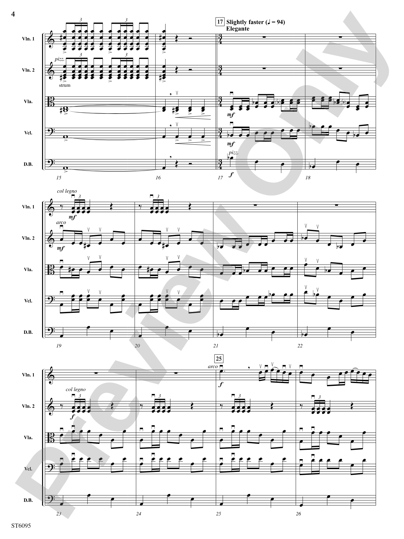Fantasía española: String Orchestra Conductor Score & Parts