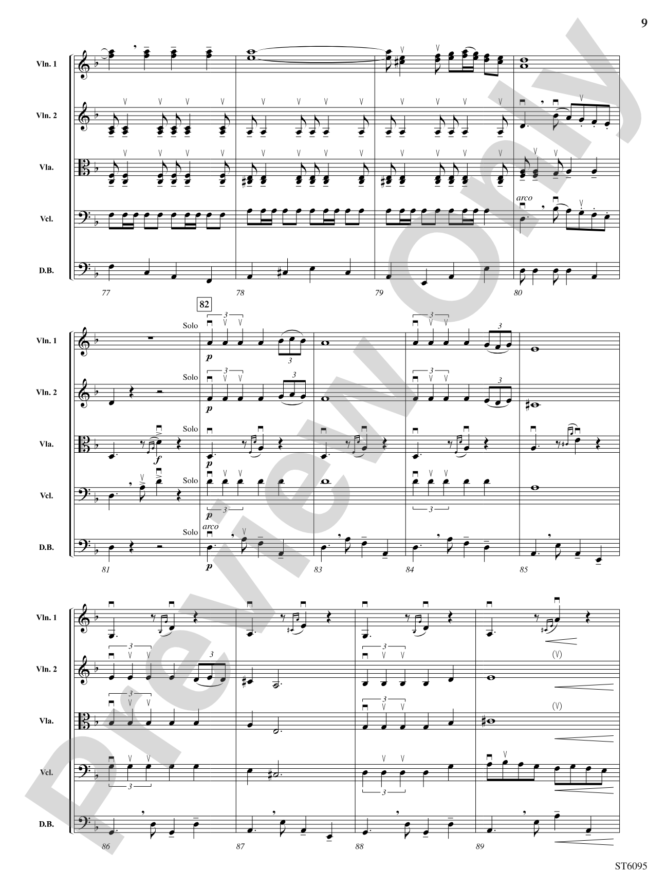 Fantasía española: String Orchestra Conductor Score & Parts