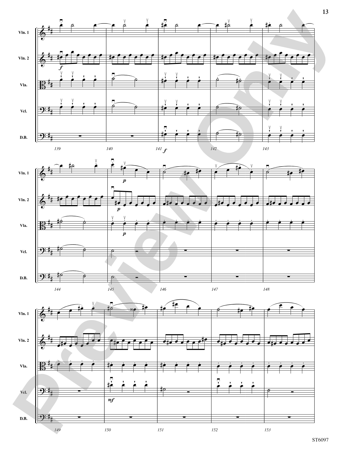 Symphony No. 104 "London" (First Movement): String Orchestra Conductor Score & Parts
