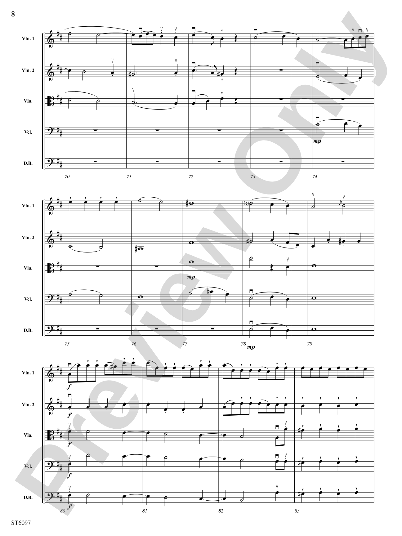 Symphony No. 104 "London" (First Movement): String Orchestra Conductor Score & Parts