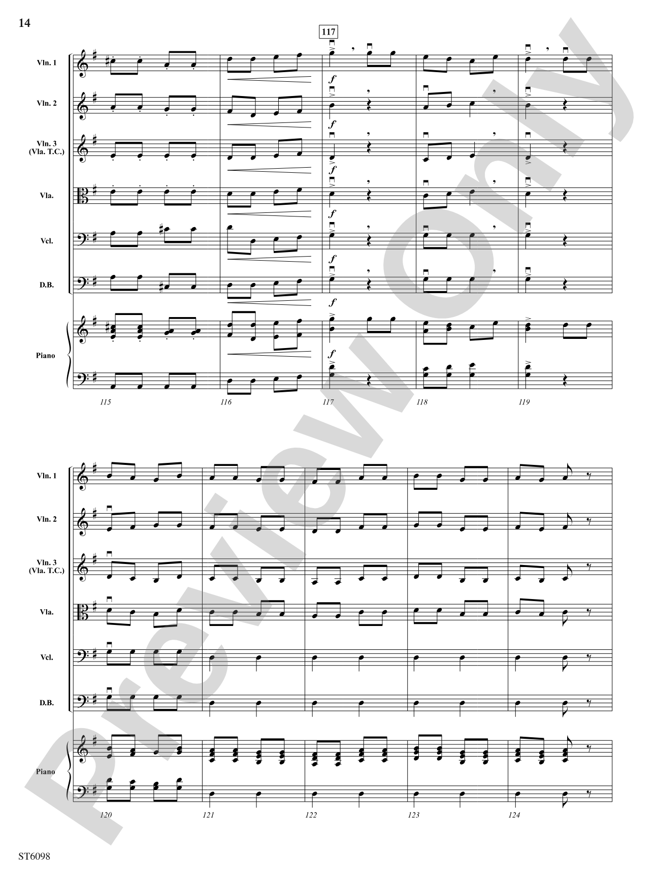 Themes from The Nutcracker: String Orchestra Conductor Score & Parts