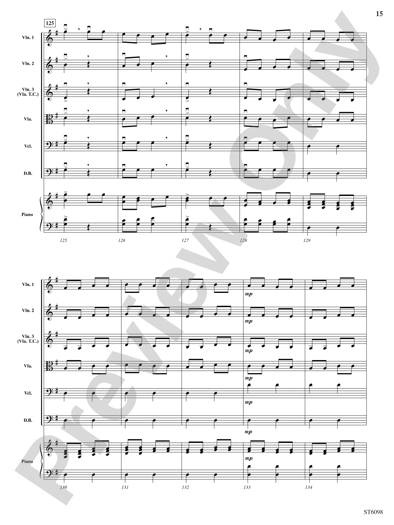 Themes from The Nutcracker: String Orchestra Conductor Score & Parts