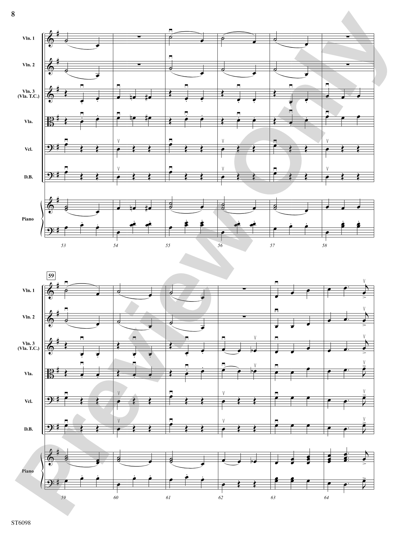 Themes from The Nutcracker: String Orchestra Conductor Score & Parts