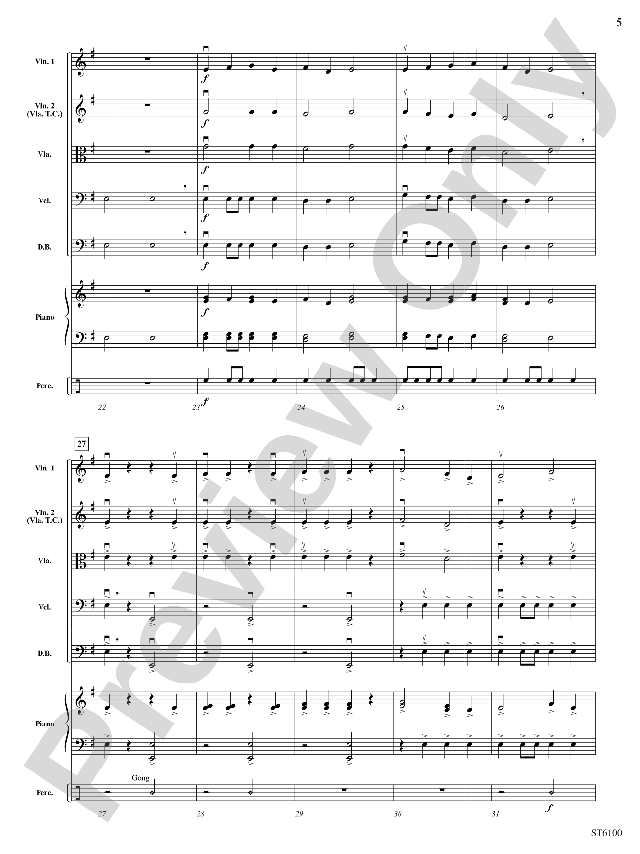 Dragon Slayer: String Orchestra Conductor Score & Parts