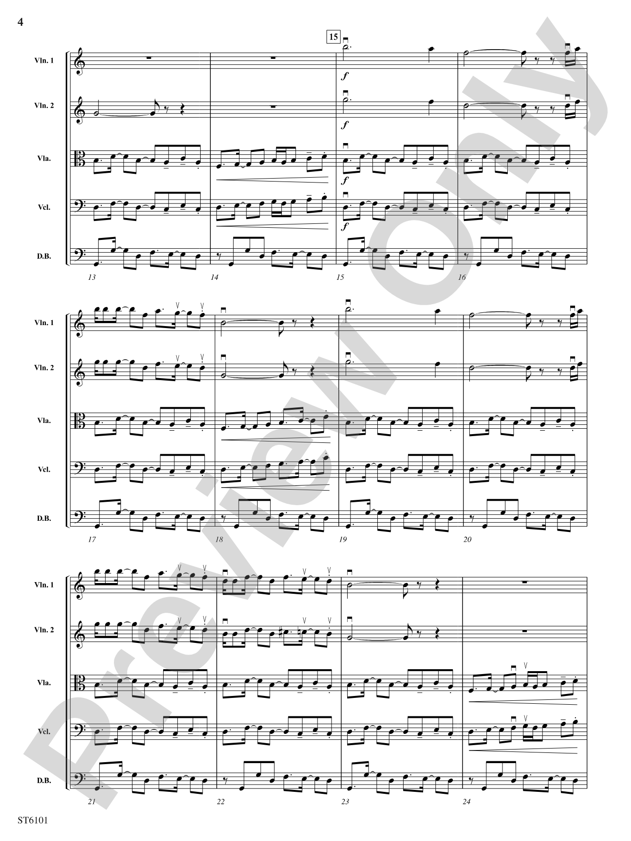 Tudo bem: String Orchestra Conductor Score & Parts