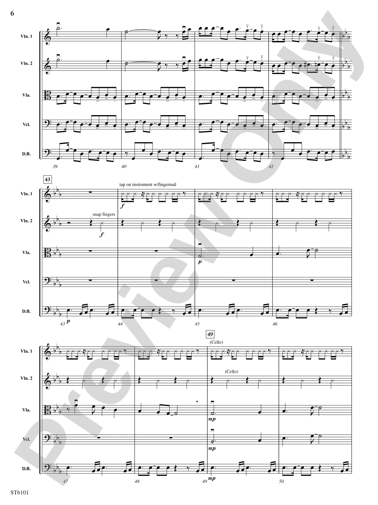 Tudo bem: String Orchestra Conductor Score & Parts