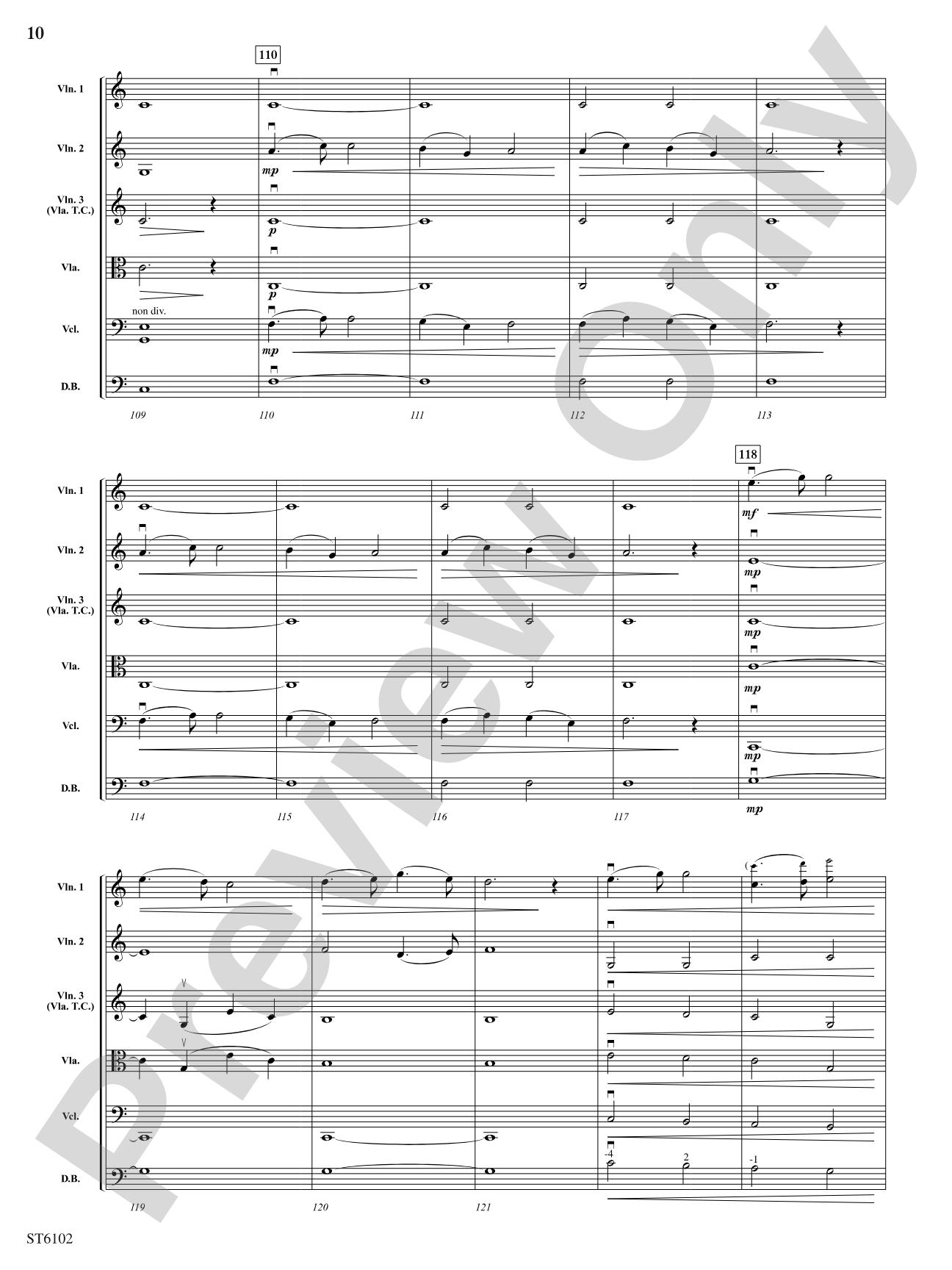 Themes from the New World Symphony: Score