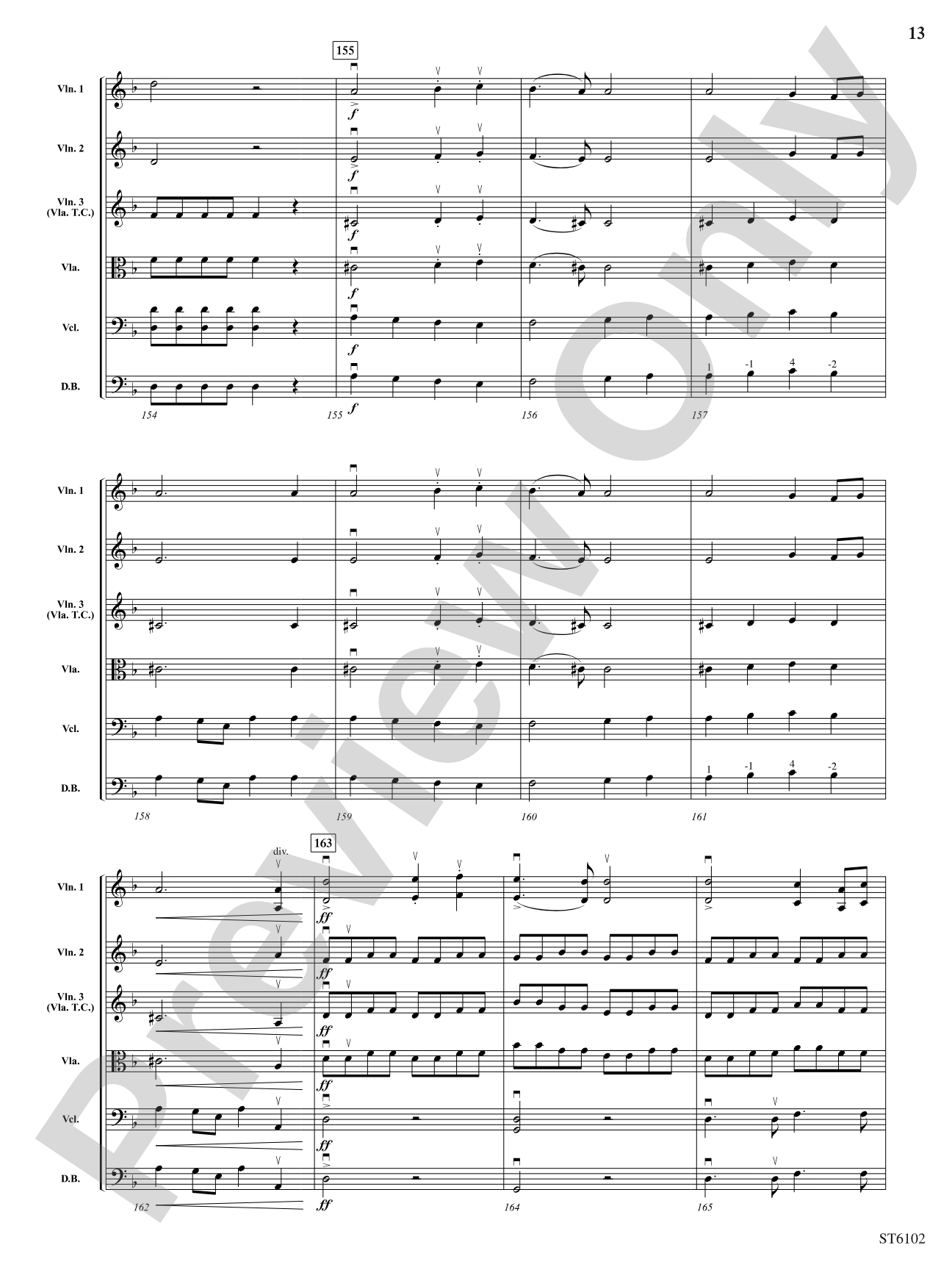 Themes from the New World Symphony: Score