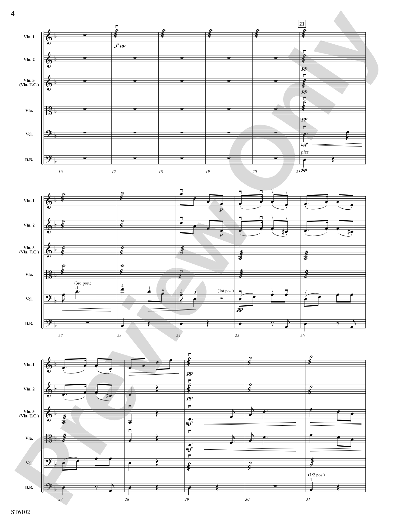 Themes from the New World Symphony: Score