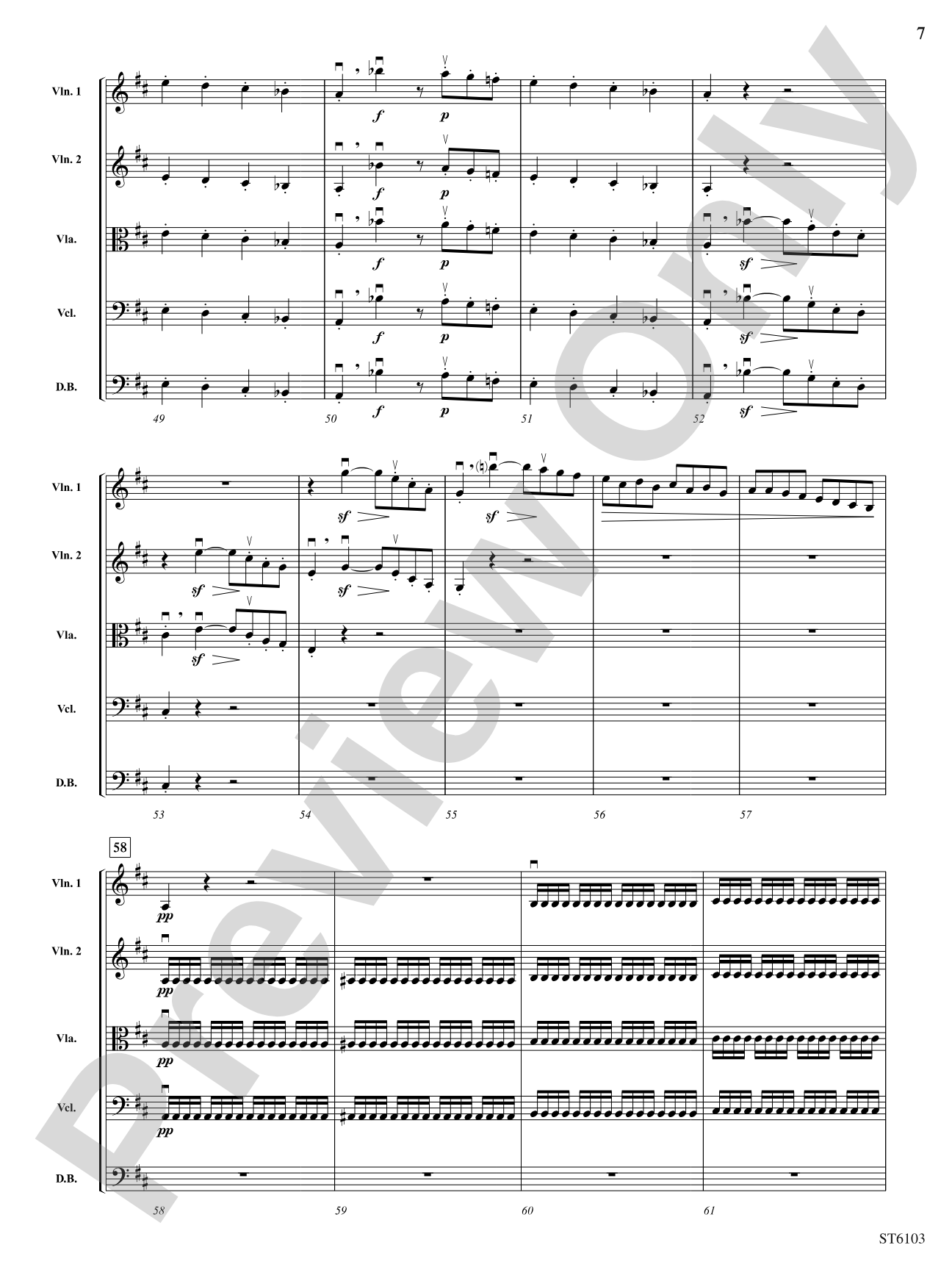 The Barber of Seville (Overture): String Orchestra Conductor Score & Parts