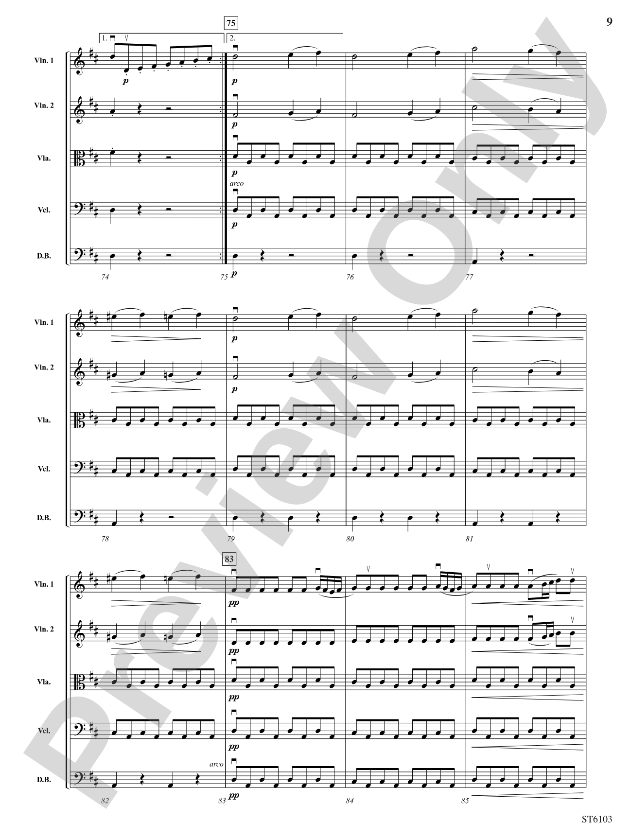 The Barber of Seville (Overture): String Orchestra Conductor Score & Parts