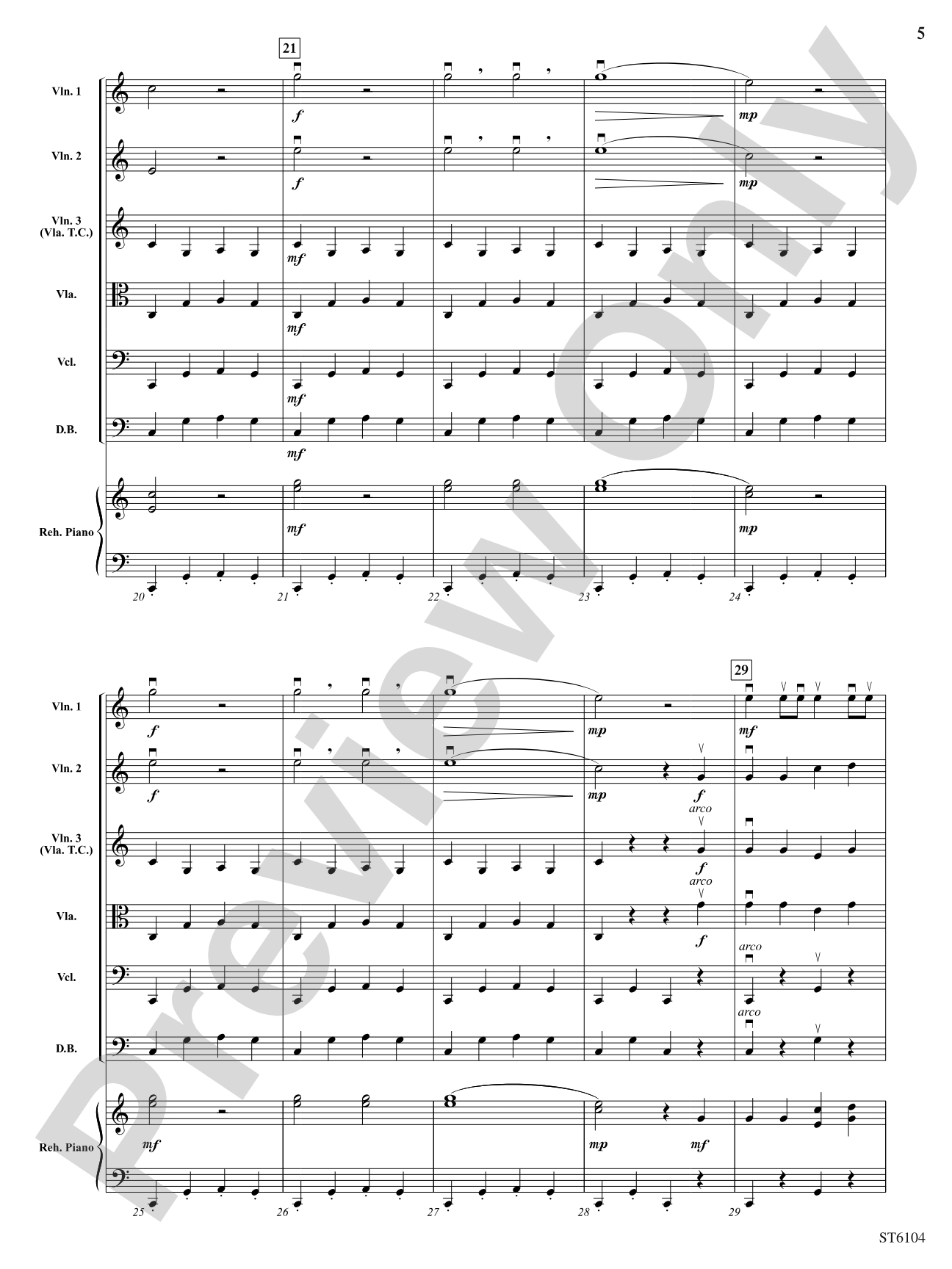 The Wabash Cannonball: Score