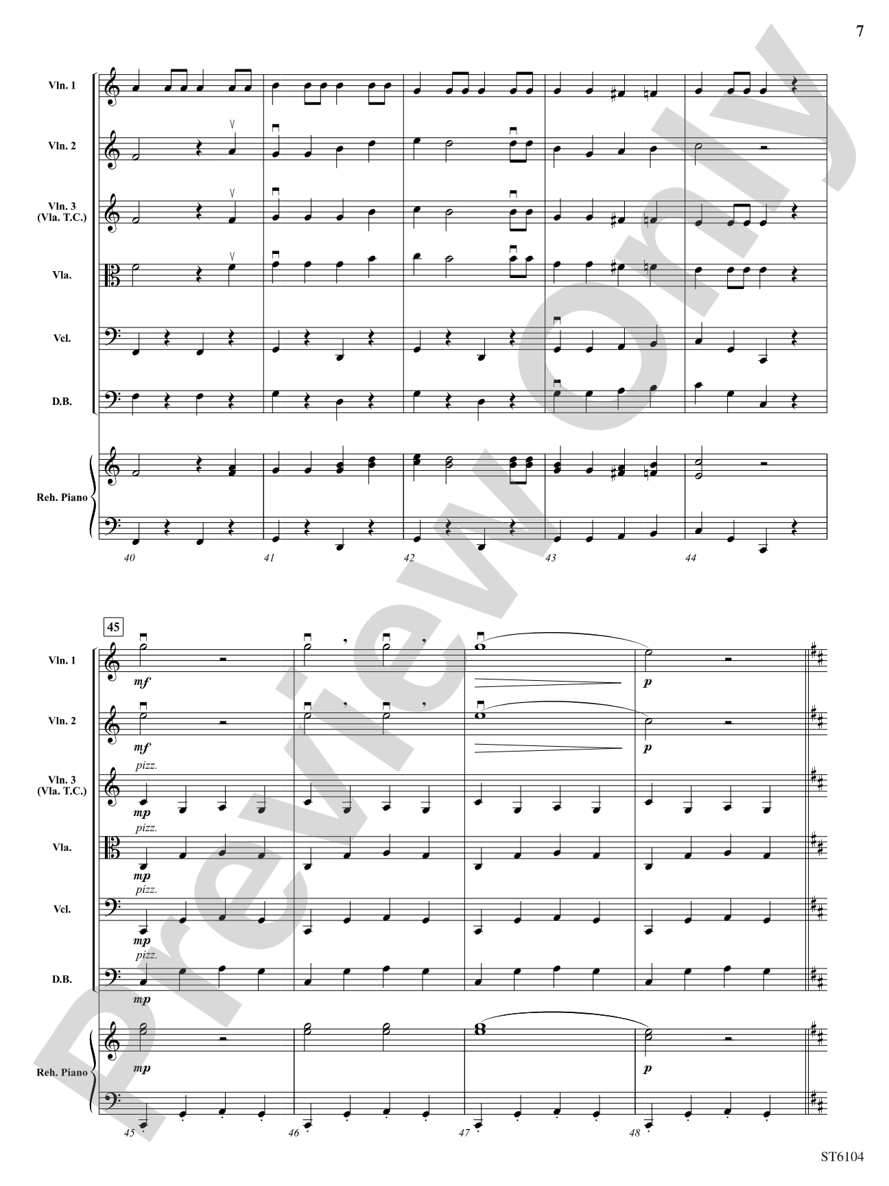 The Wabash Cannonball: Score