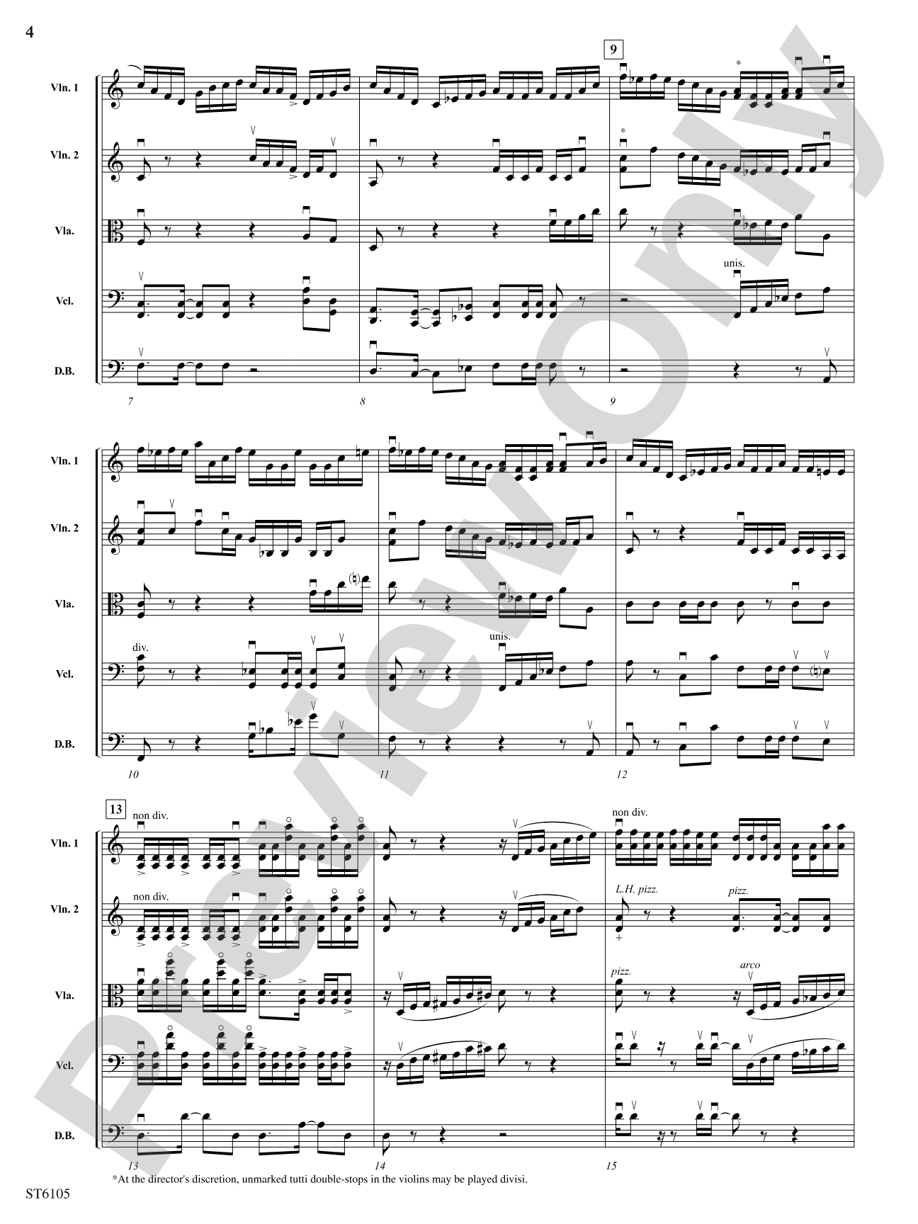 Styres' Rally: String Orchestra Conductor Score & Parts