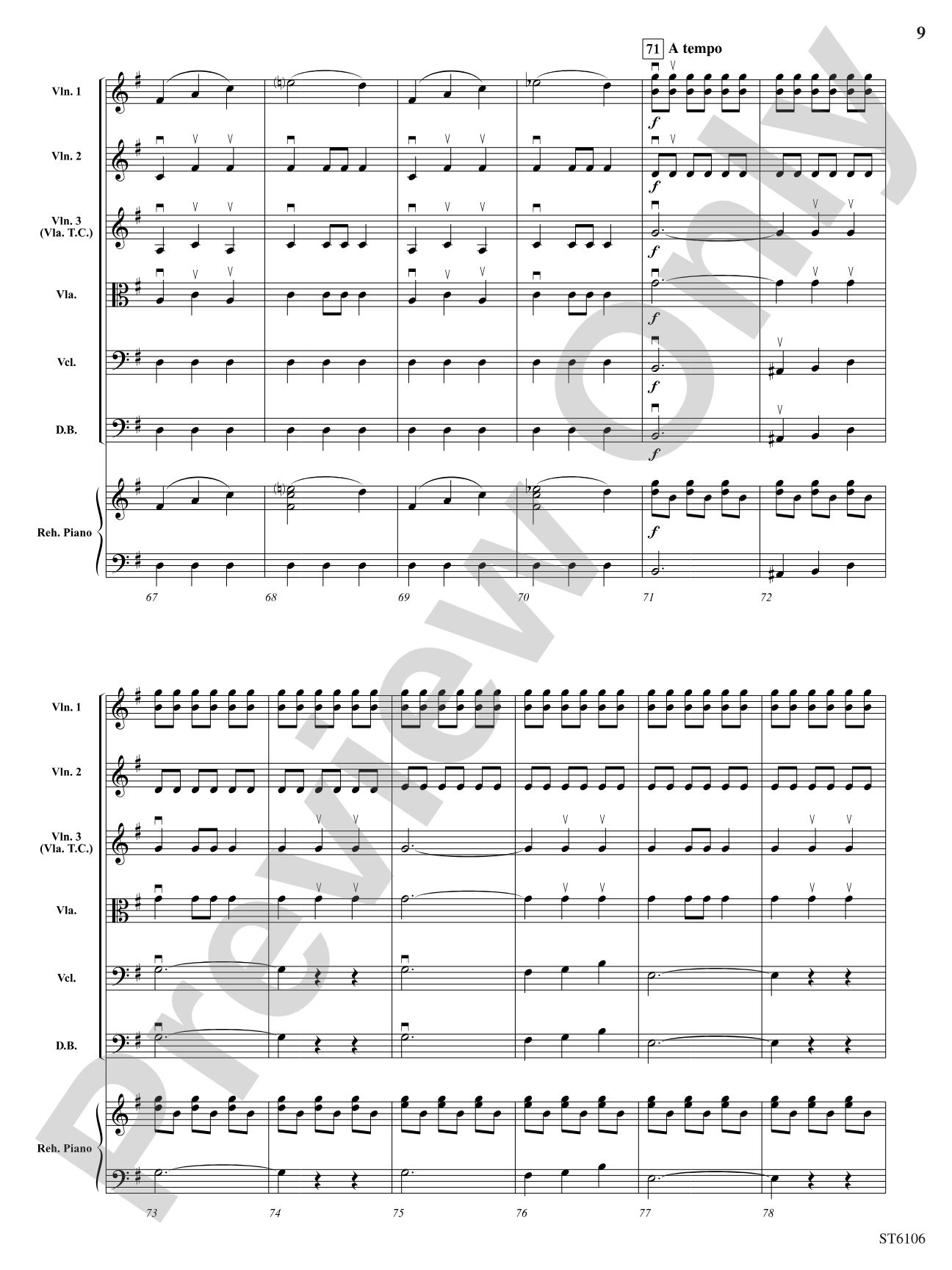 Over the Waves (Sobre las Olas): String Orchestra Conductor Score & Parts