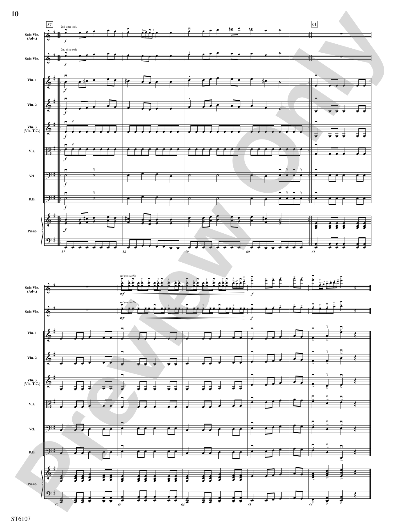Celtica (for Solo Violin and String Orchestra): String Orchestra Conductor Score & Parts
