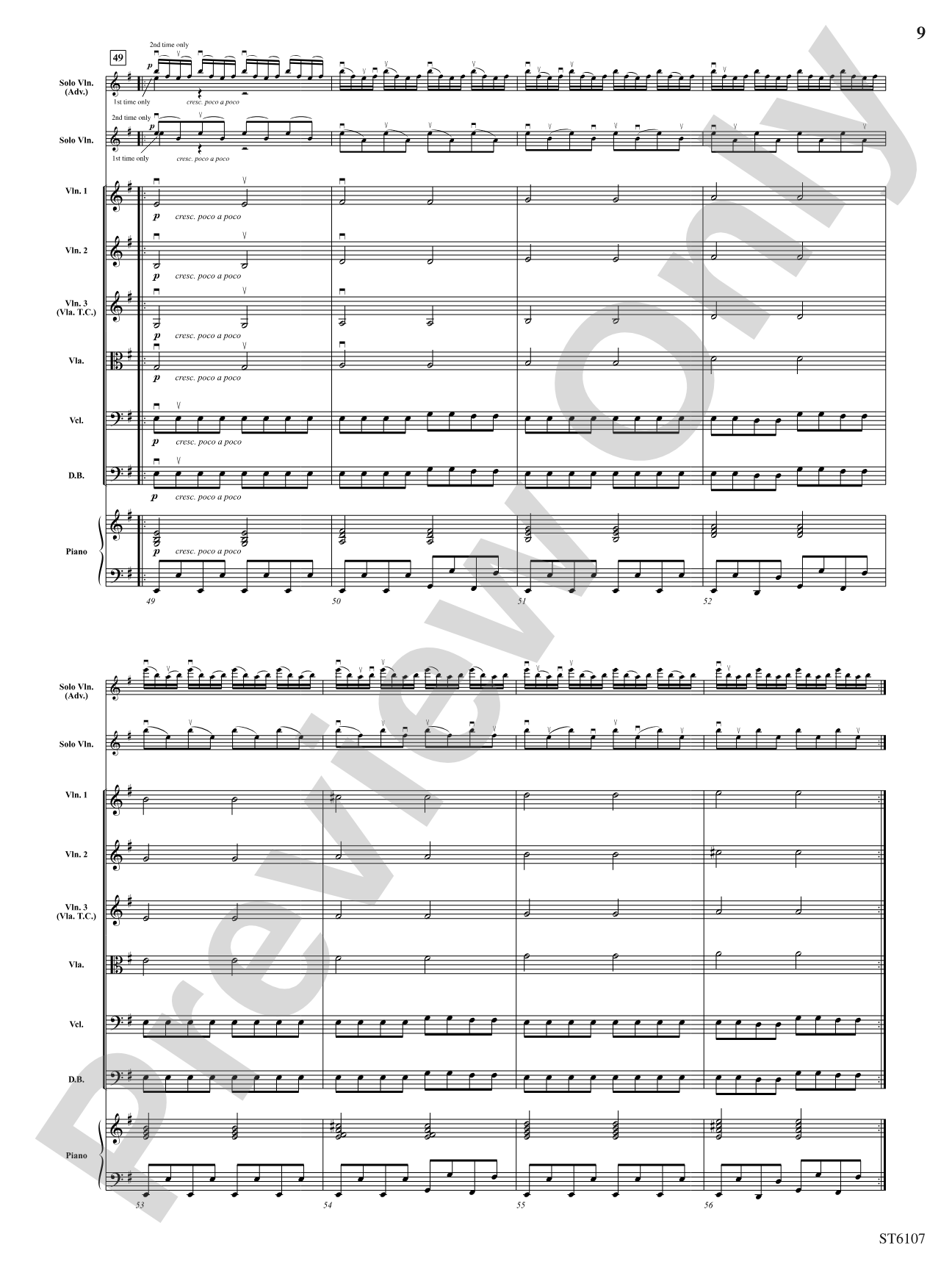 Celtica (for Solo Violin and String Orchestra): String Orchestra Conductor Score & Parts