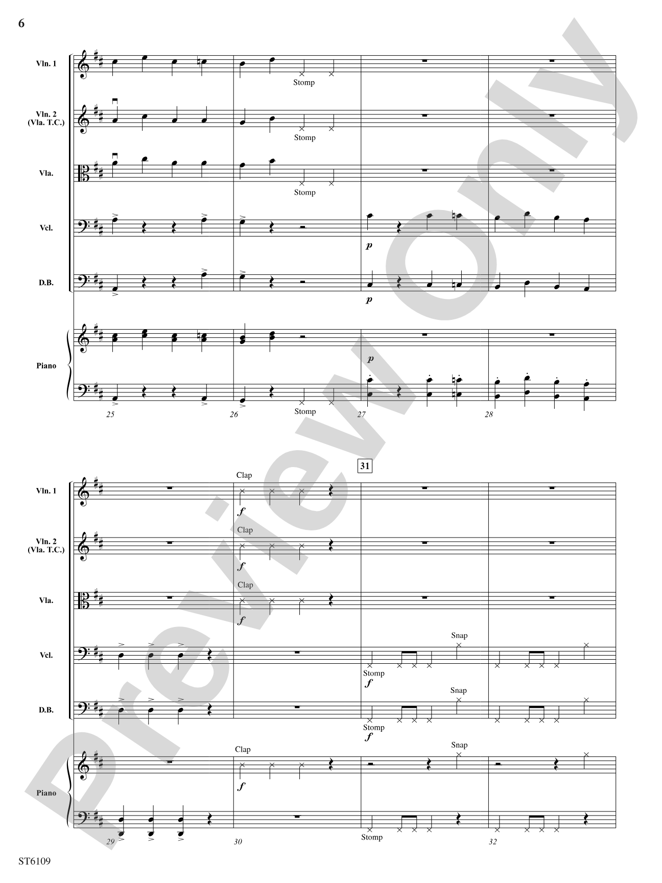 Rhythm 'n' Blues: Score