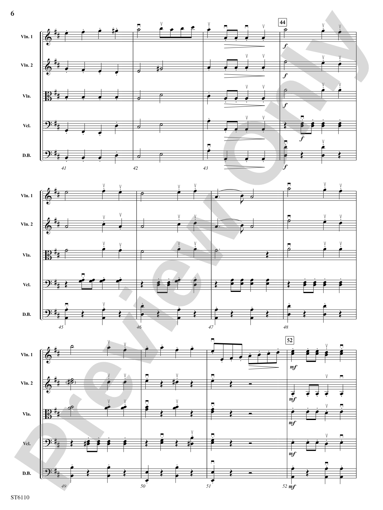 Marche Militaire in D Major: String Orchestra Conductor Score & Parts