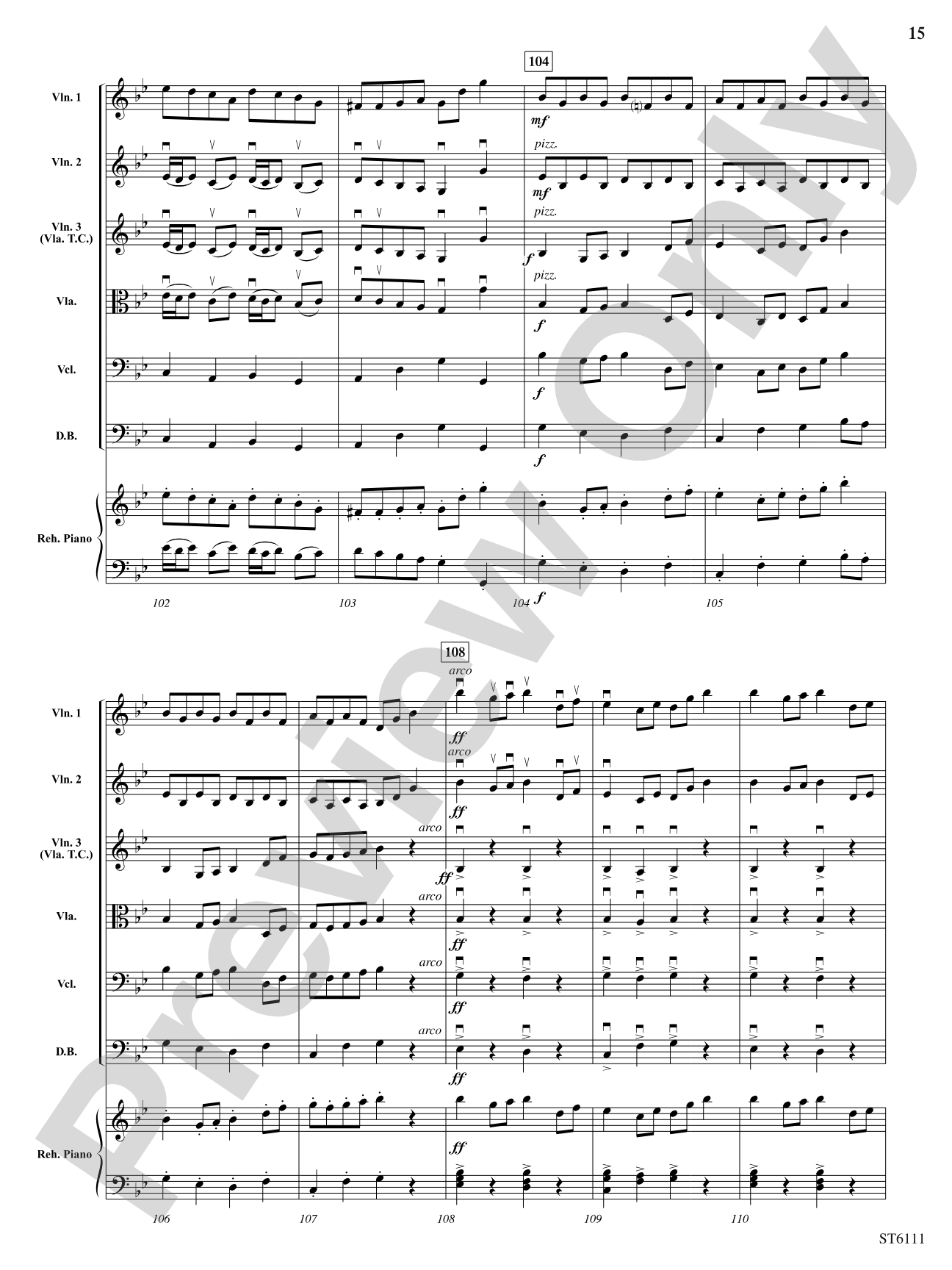 The Chase: String Orchestra Conductor Score & Parts